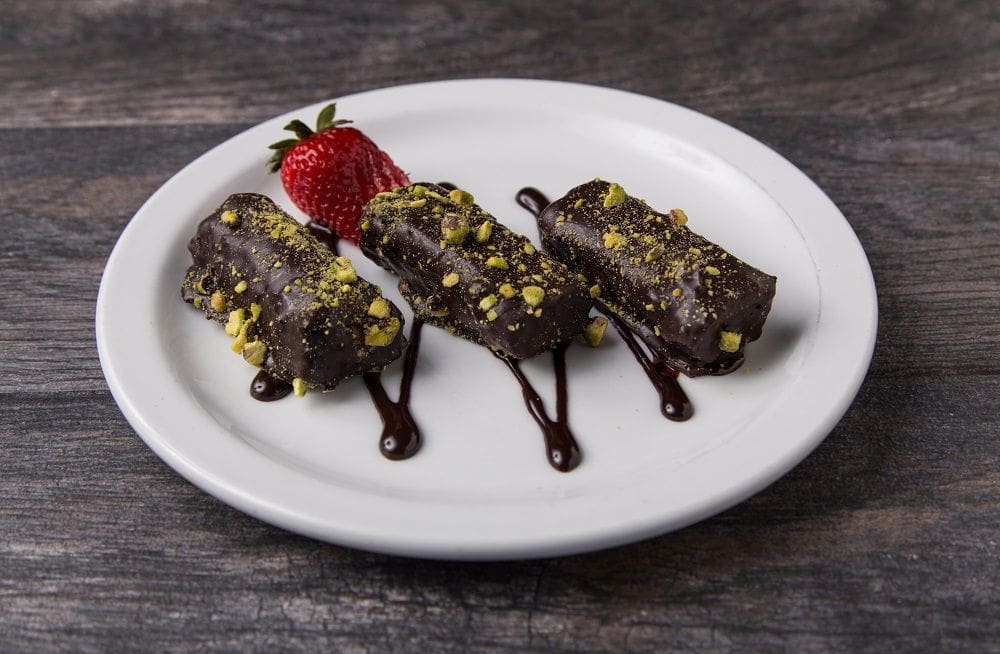 Chocolate Dipped Baklawa