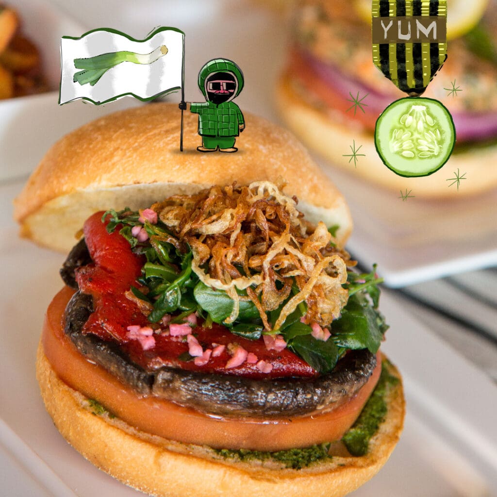 Portobello Mushroom Burger