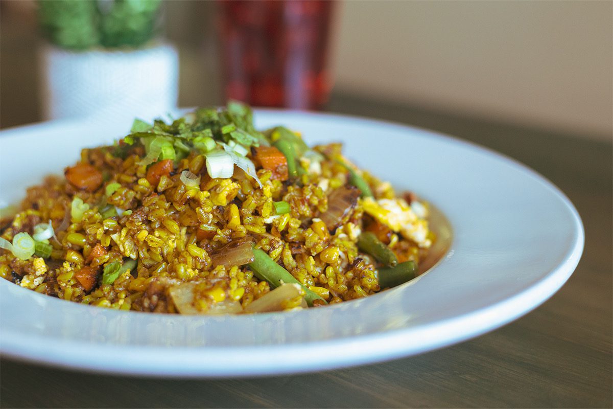 Mediterranean Green Bean Fried Rice